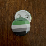 Aromantic Pride Flag 1” Button