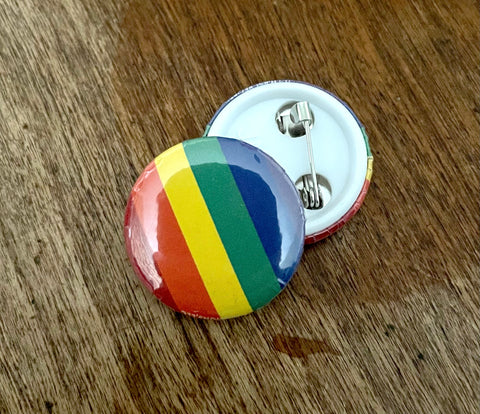 Rainbow Flag Button 1"