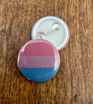 Bisexual Pride Flag 1” Button