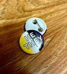 He/They Enby Flag Button 1"