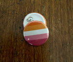 Lesbian Pride Flag 1” Button