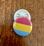 Pansexual Pride Flag 1” Button